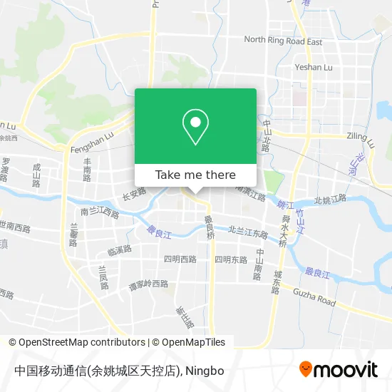 中国移动通信(余姚城区天控店) map