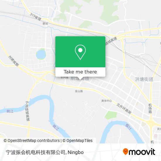 宁波振会机电科技有限公司 map