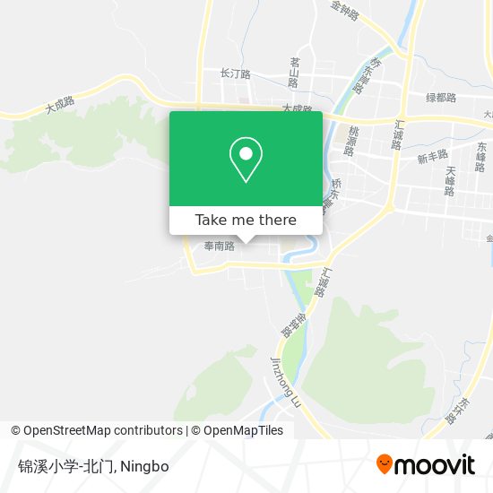 锦溪小学-北门 map
