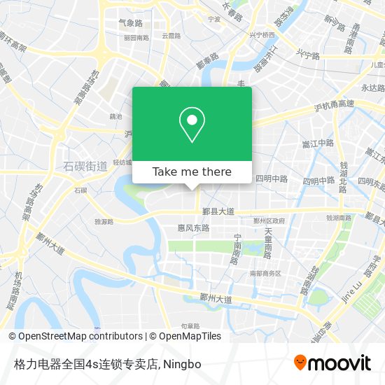 格力电器全国4s连锁专卖店 map