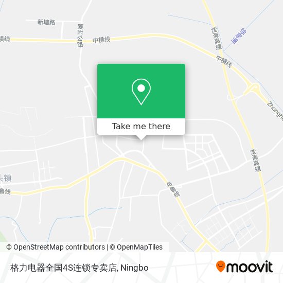 格力电器全国4S连锁专卖店 map