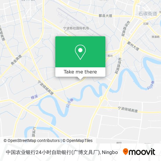 中国农业银行24小时自助银行(广博文具厂) map