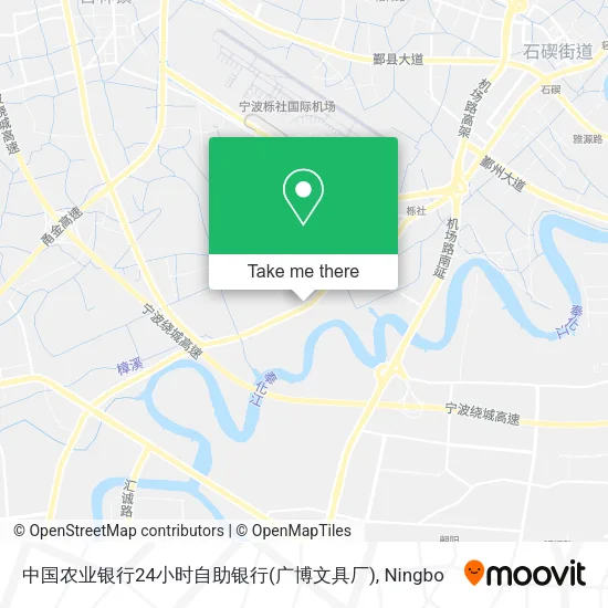 中国农业银行24小时自助银行(广博文具厂) map
