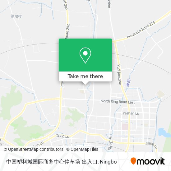 中国塑料城国际商务中心停车场-出入口 map