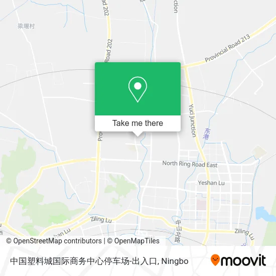 中国塑料城国际商务中心停车场-出入口 map