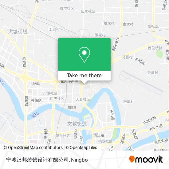 宁波汉邦装饰设计有限公司 map