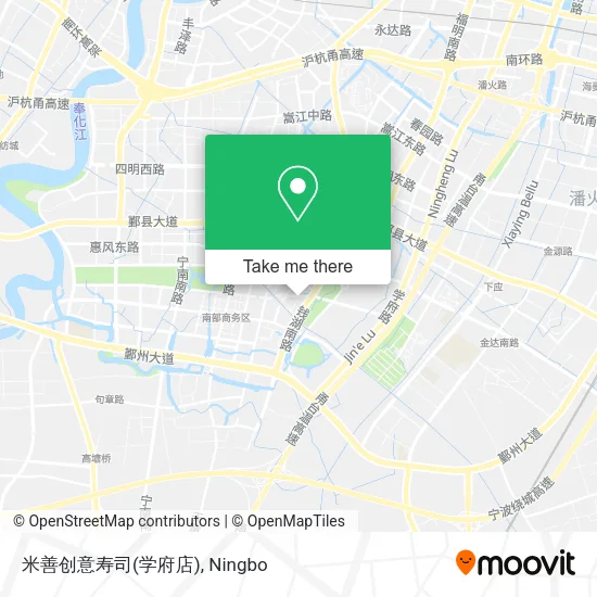 米善创意寿司(学府店) map