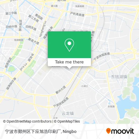 宁波市鄞州区下应旭浩印刷厂 map