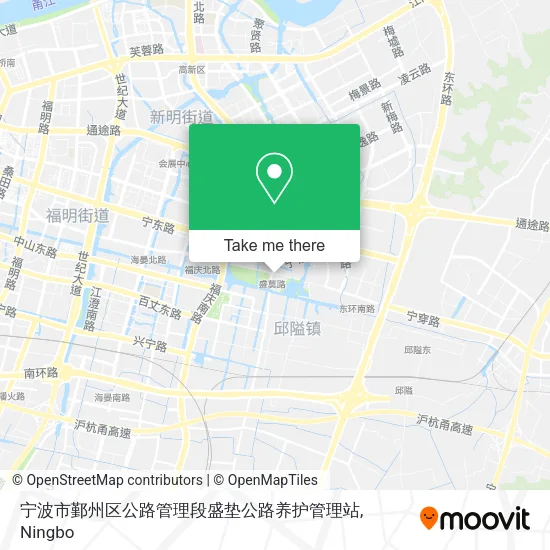 宁波市鄞州区公路管理段盛垫公路养护管理站 map
