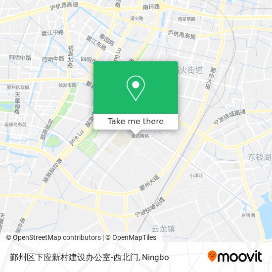 鄞州区下应新村建设办公室-西北门 map
