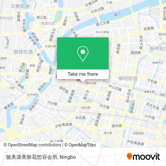懿美源美肤花想容会所 map