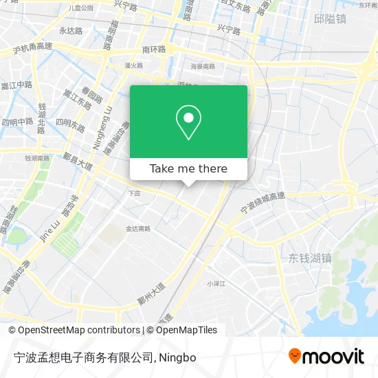 宁波孟想电子商务有限公司 map