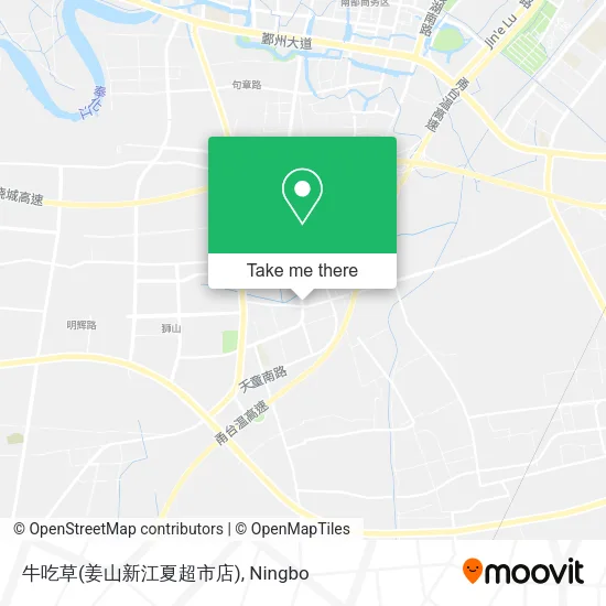 牛吃草(姜山新江夏超市店) map