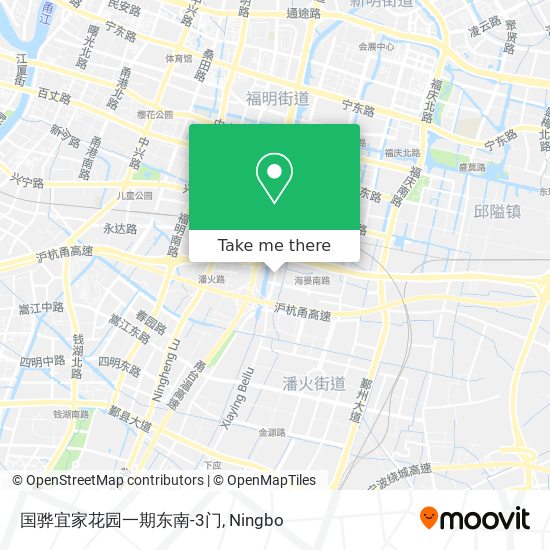 国骅宜家花园一期东南-3门 map