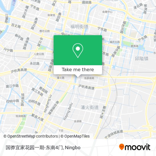 国骅宜家花园一期-东南4门 map