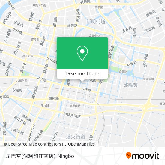 星巴克(保利印江南店) map