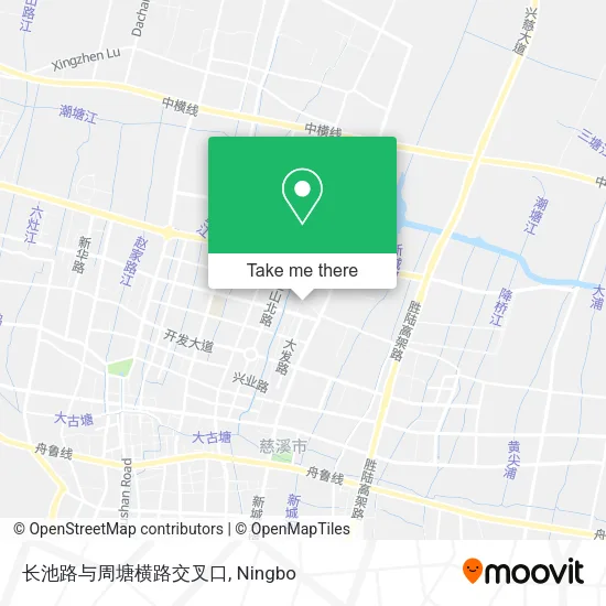 长池路与周塘横路交叉口 map