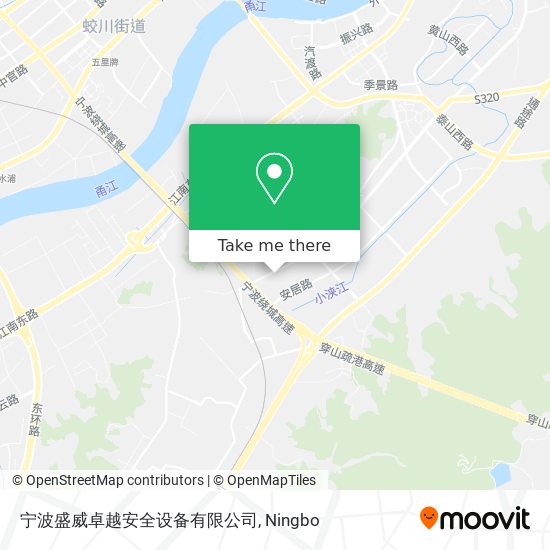 宁波盛威卓越安全设备有限公司 map