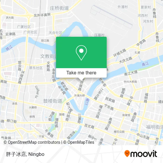 胖子冰店 map