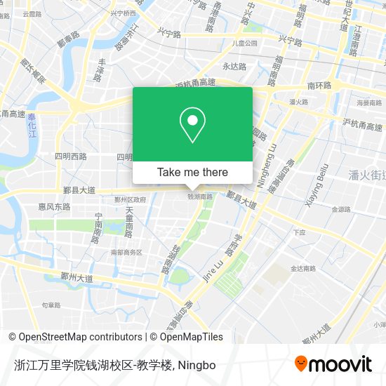 浙江万里学院钱湖校区-教学楼 map