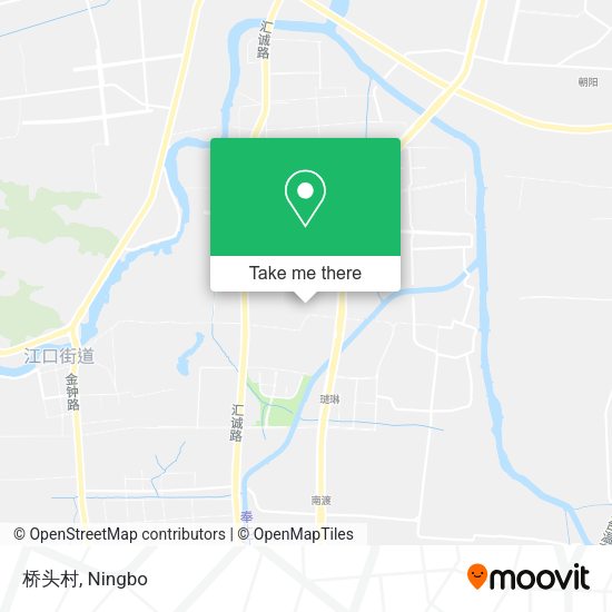 桥头村 map