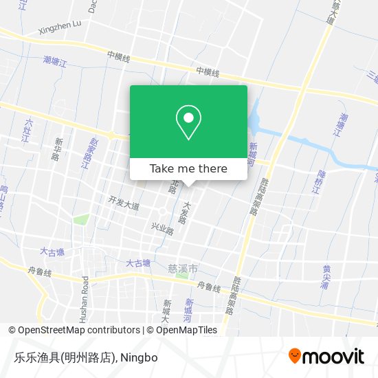 乐乐渔具(明州路店) map