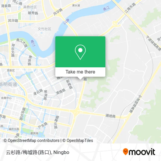 云杉路/梅墟路(路口) map
