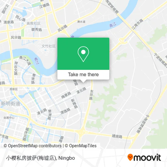 小樱私房披萨(梅墟店) map