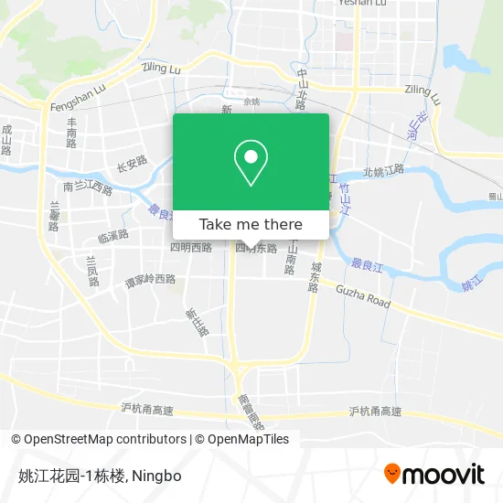 姚江花园-1栋楼 map
