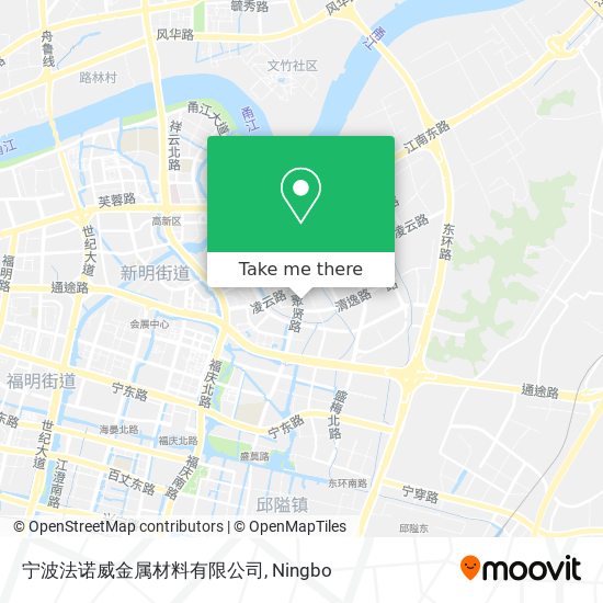 宁波法诺威金属材料有限公司 map