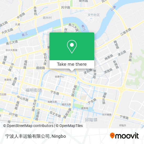 宁波人丰运输有限公司 map