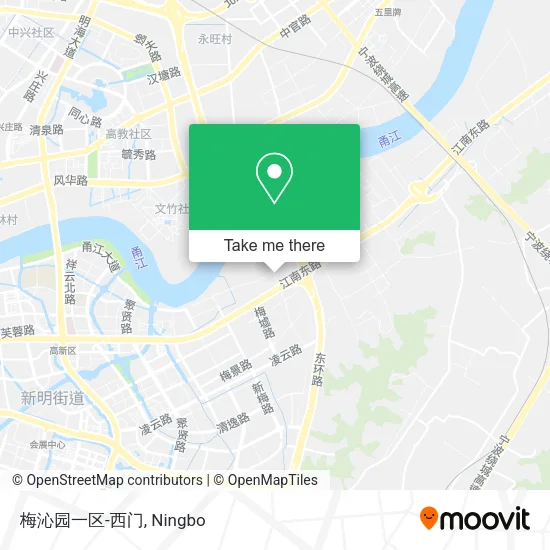 梅沁园一区-西门 map