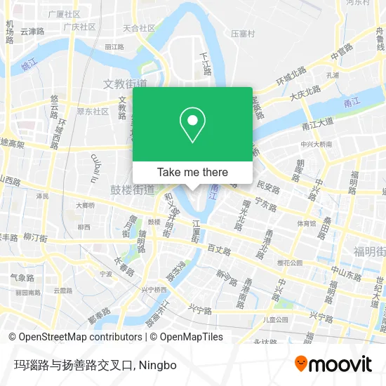 玛瑙路与扬善路交叉口 map