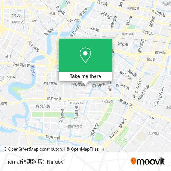 noma(锦寓路店) map