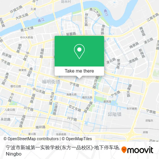 宁波市新城第一实验学校(东方一品校区)-地下停车场 map