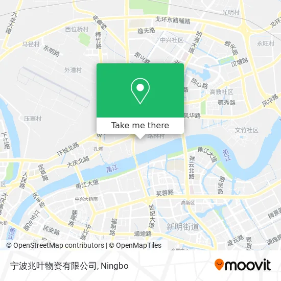 宁波兆叶物资有限公司 map