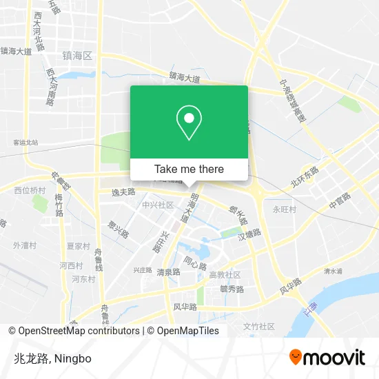 兆龙路 map