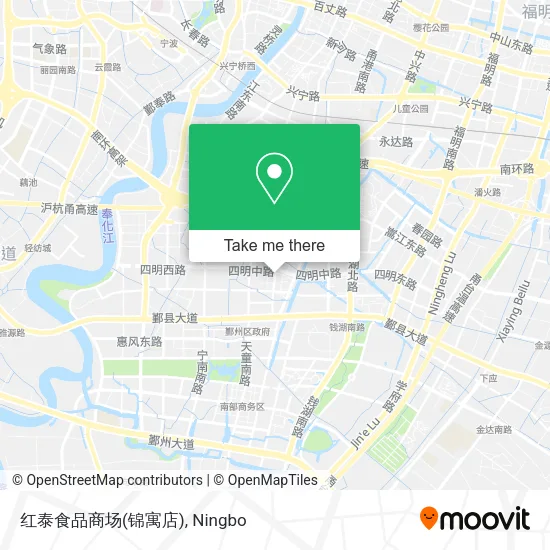 红泰食品商场(锦寓店) map