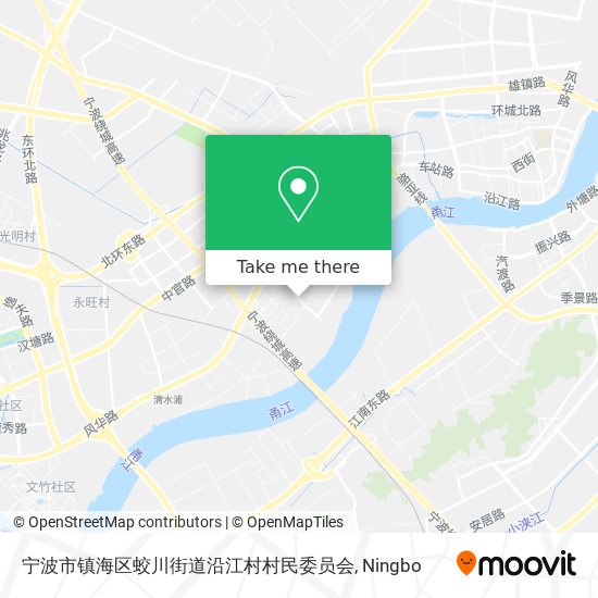 宁波市镇海区蛟川街道沿江村村民委员会 map