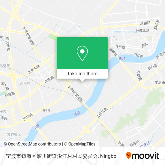 宁波市镇海区蛟川街道沿江村村民委员会 map