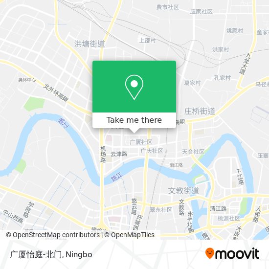 广厦怡庭-北门 map