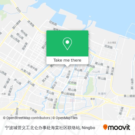 宁波城管义工北仑办事处海棠社区联络站 map