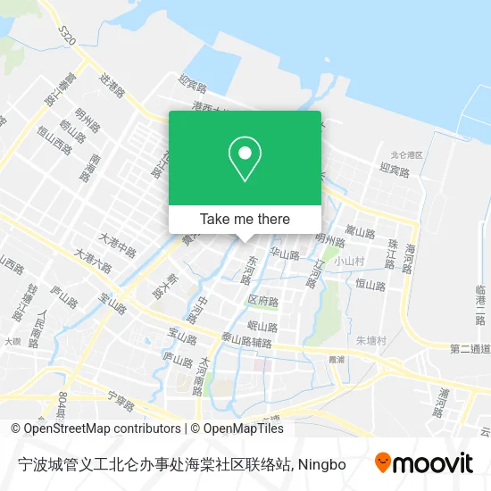 宁波城管义工北仑办事处海棠社区联络站 map
