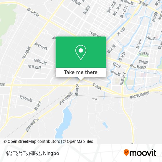 弘江浙江办事处 map