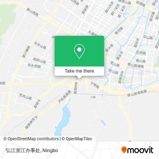弘江浙江办事处 map