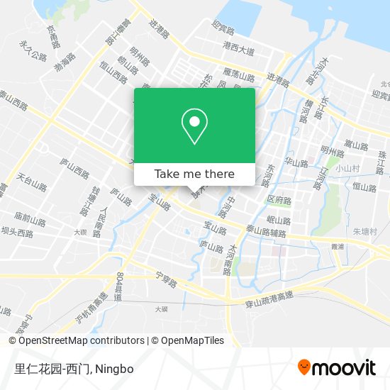 里仁花园-西门 map