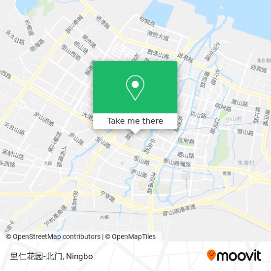 里仁花园-北门 map