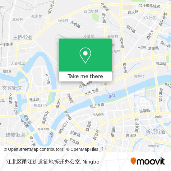 江北区甬江街道征地拆迁办公室 map