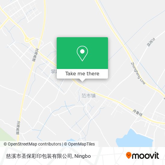 慈溪市圣保彩印包装有限公司 map