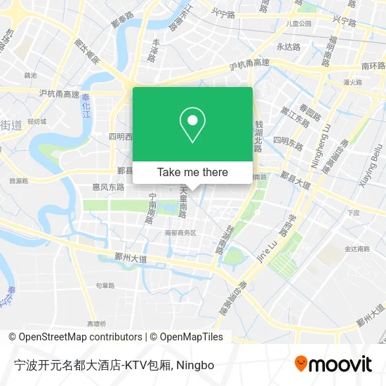 宁波开元名都大酒店-KTV包厢 map